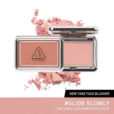 3CE New Take Face Blusher Slide Slowly