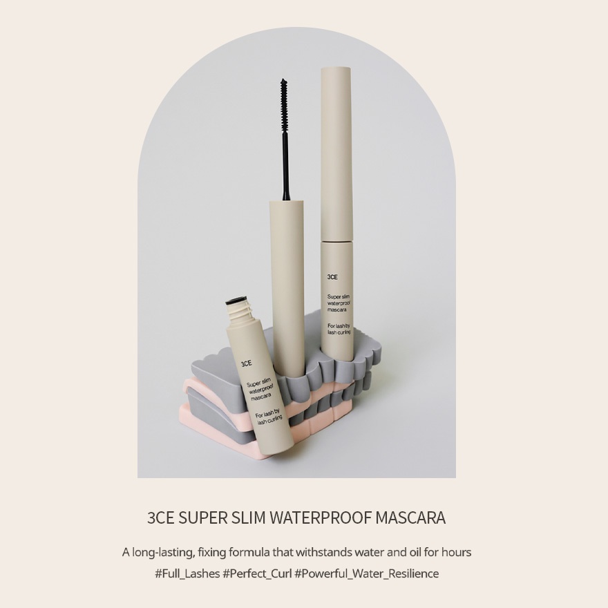 Super Slim Waterproof Mascara Black