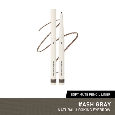 3CE Soft Mute Pencil Liner Ash Gray