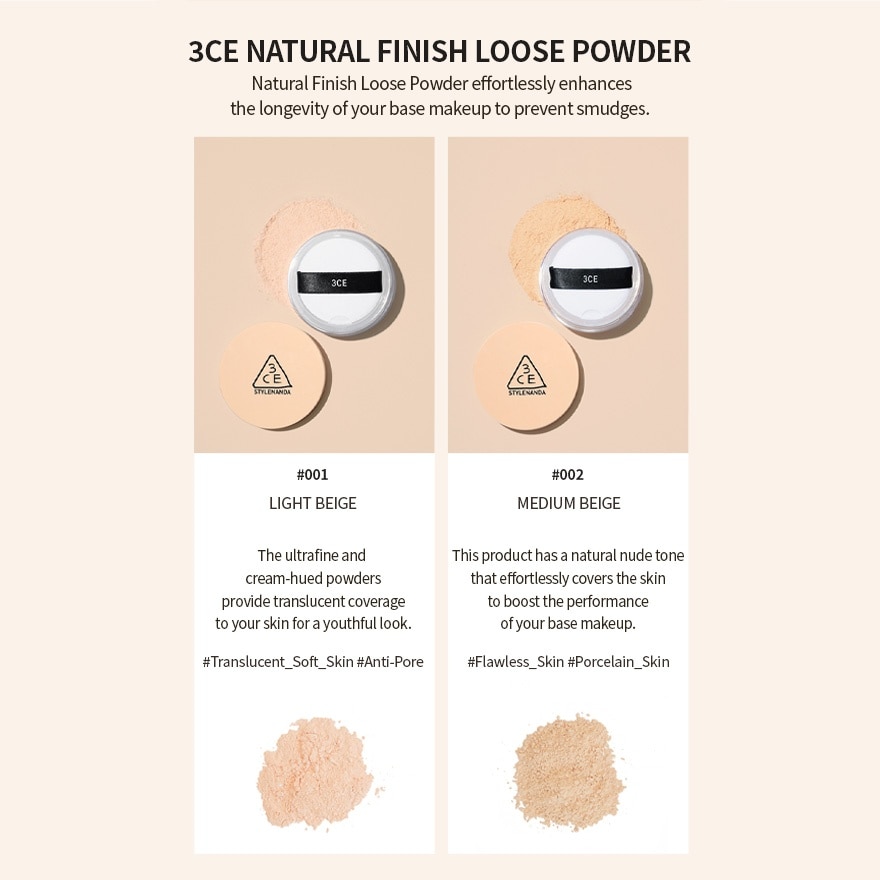 Natural Finish Loose Powder 001