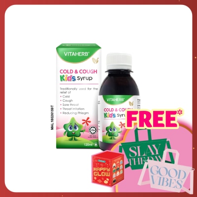 VITAHERB Cold & Cough Kids Syrup 120ml