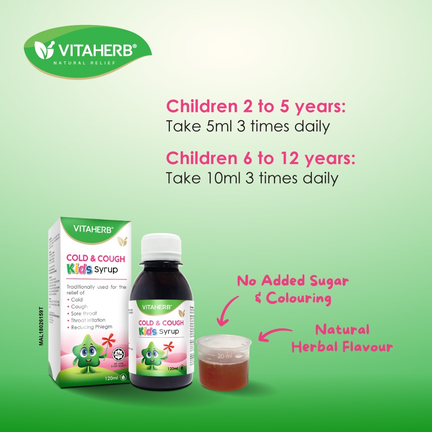 Cold & Cough Kids Syrup 120ml