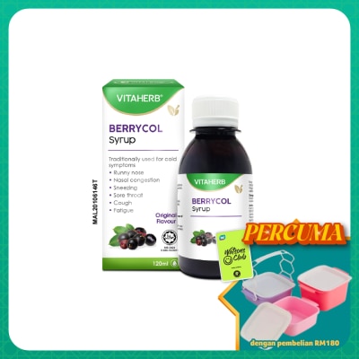 VITAHERB - Berrycol Syrup (Original Flavour) 120ml