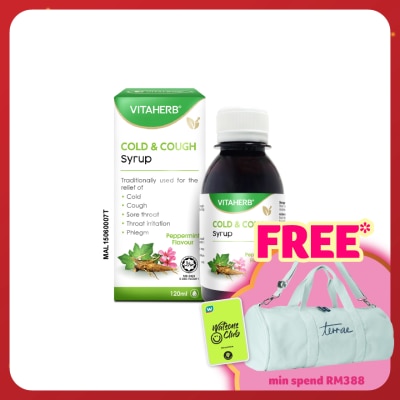 VITAHERB Cold & Cough Syrup Adults 120ml