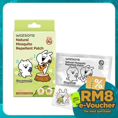 WATSONS Usagyuuun Mosquito Repellent Patch 24s