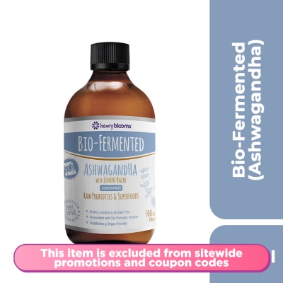 HENRY BLOOMS Henry Blooms Bio-Fermented Ashwagandha With Lemon Balm Concentrate 500mL