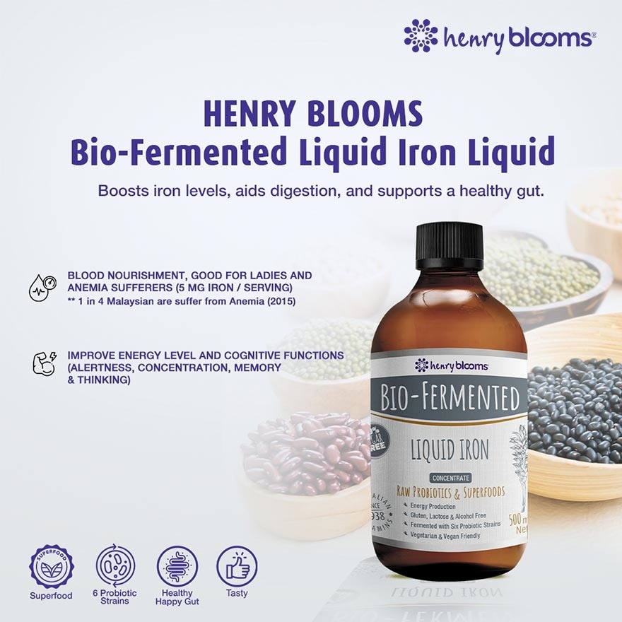 Bio-Fermented Liquid Iron Concentrate 500mL