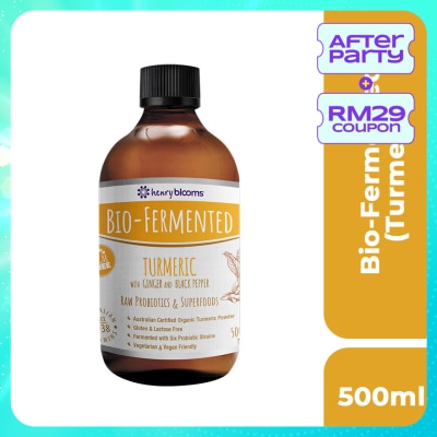HENRY BLOOMS Bio-Fermented Turmeric with Ginger and Black Pepper 500 mL