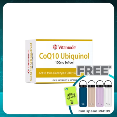 VITAMODE CoQ10 Ubiquinol 100mg Softgel 3x10S