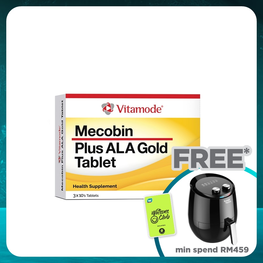 Mecobin Plus ALA Gold Tablet 3x10s