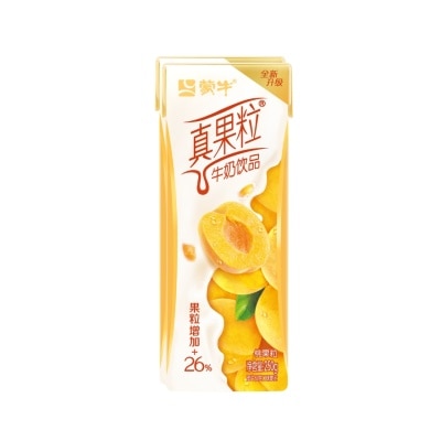 REAL FRUITS Milk Drink Yellow Peach 250Ml