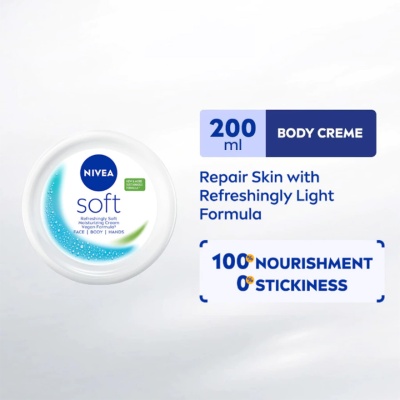 NIVEA - Body Soft Moisturizing Cream 200ml