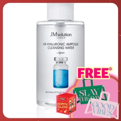 JMSOLUTION H9 Hyaluronic Ampoule Cleansing Water Aqua&nbsp;500ml