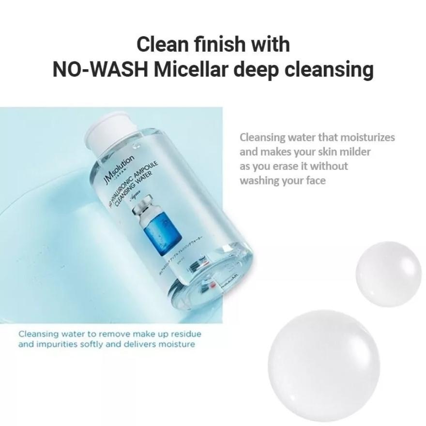 H9 Hyaluronic Ampoule Cleansing Water Aqua 500ml