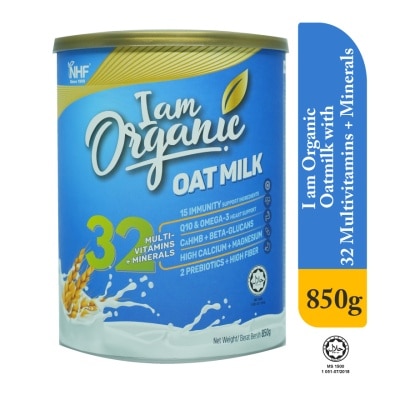 HELLO MARCH NHF I am Organic Oatmilk with 32 Multivitamins + Minerals