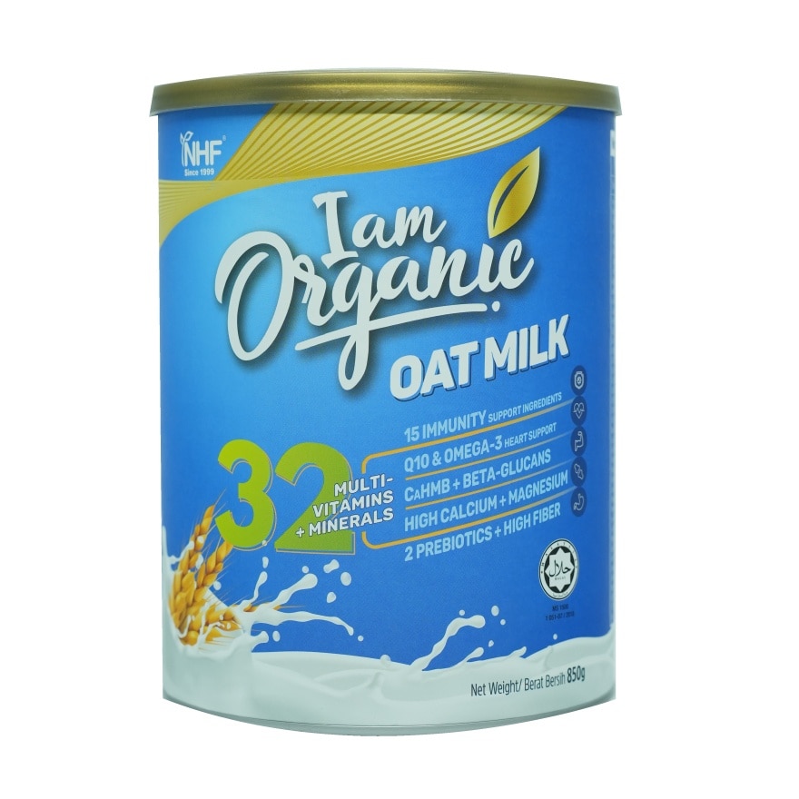 NHF I am Organic Oatmilk with 32 Multivitamins + Minerals