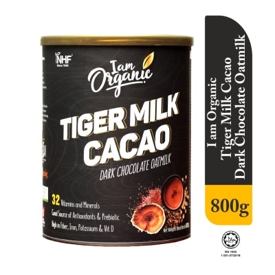 HELLO MARCH NHF I am Organic Tiger Milk Cacao - Dark Chocolate Oatmilk