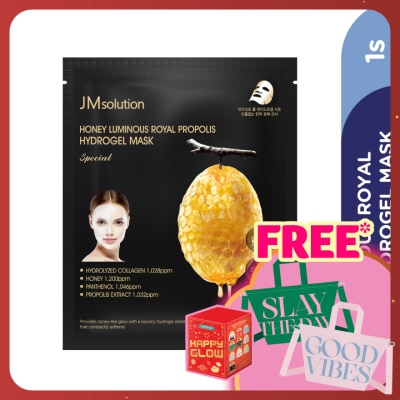 JMSOLUTION Honey Luminous Royal Propolis Hydrogel Mask 1s