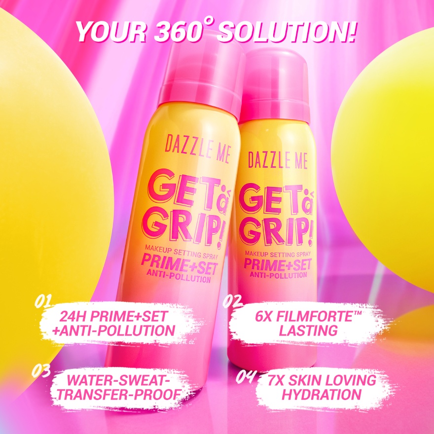 Get a Grip! Makeup Setting Spray Prime+Set Anti Pollution image