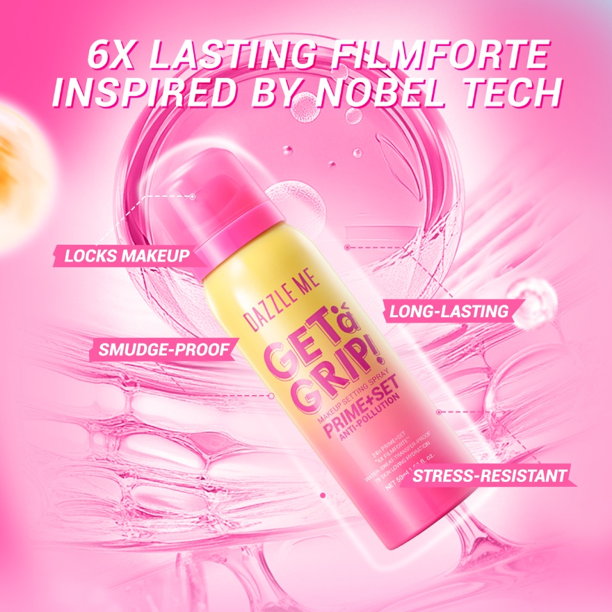 Get a Grip! Makeup Setting Spray Prime+Set Anti Pollution image
