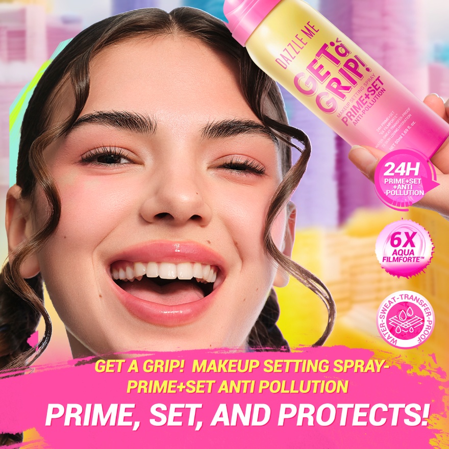 Get a Grip! Makeup Setting Spray Prime+Set Anti Pollution image