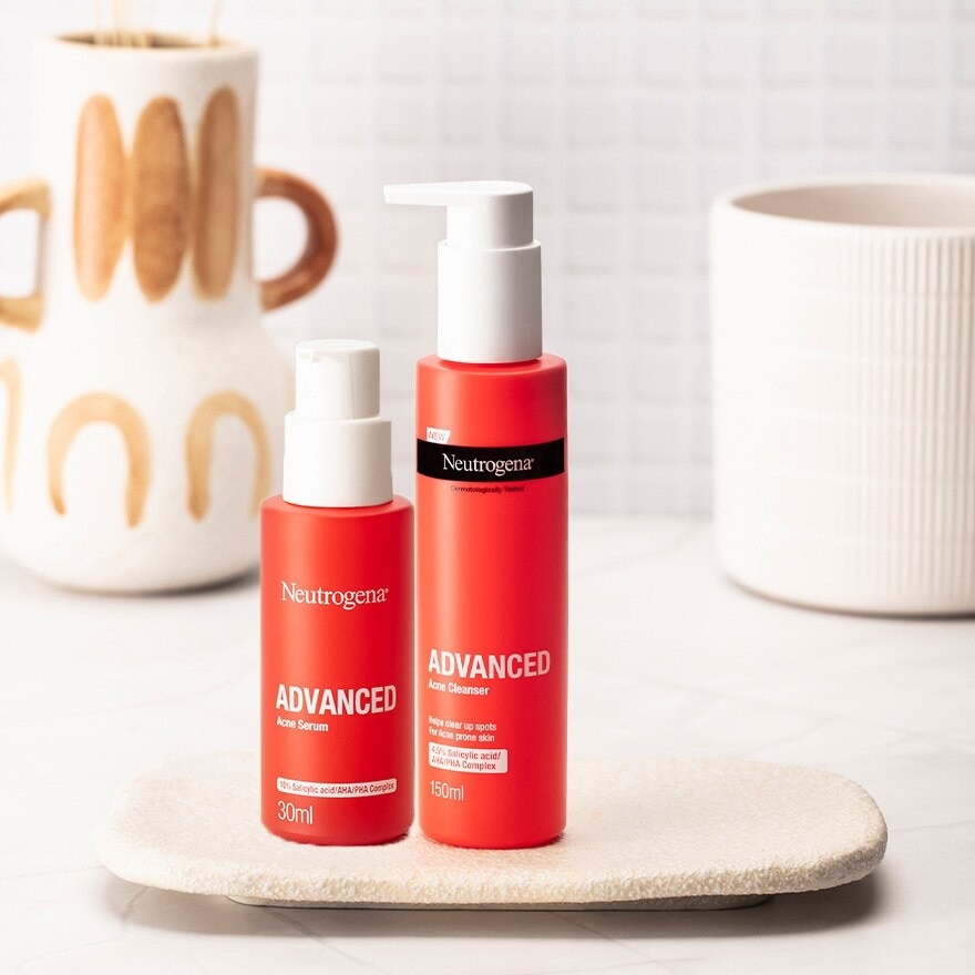 Advanced Acne Cleanser + Serum Bundle Set