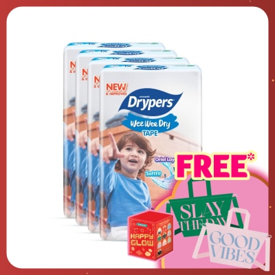 DRYPERS Wee Wee Dry Mega Tape XL 50's x4