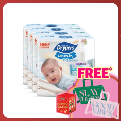 DRYPERS Wee Wee Dry New Born 60's x4