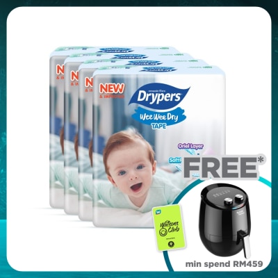 DRYPERS Wee Wee Dry S 58's x4 Pack