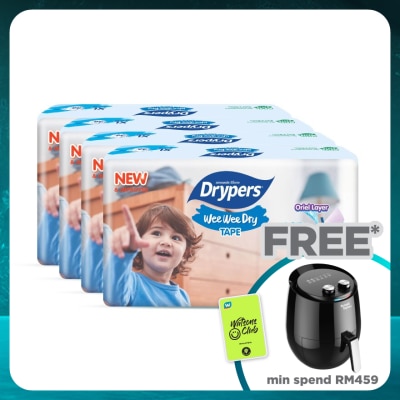 DRYPERS Wee Wee Dry Jumbo Tape XL 36s x4