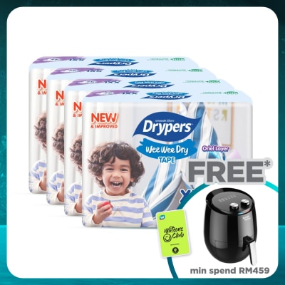 DRYPERS Wee Wee Dry Jumbo Tape XXL 32s x4