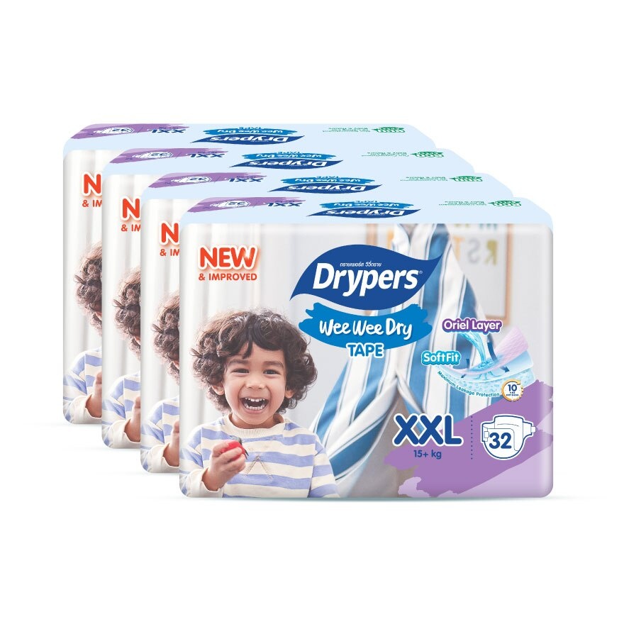 Wee Wee Dry Jumbo Tape XXL 32s x4