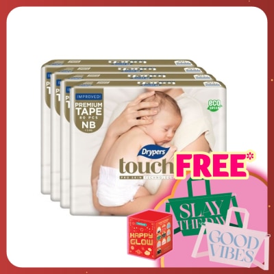 DRYPERS Touch NewBorn 80s  x3 Pack