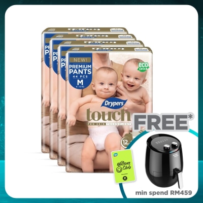 DRYPERS Touch Pants M 44s  x4 Pack