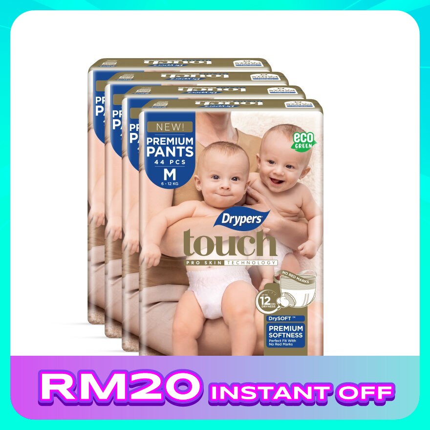 Touch Pants M 44s  x4 Pack