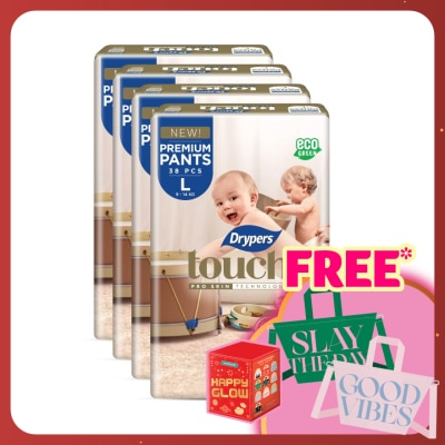 DRYPERS Touch Pants L 38s  x4 Pack