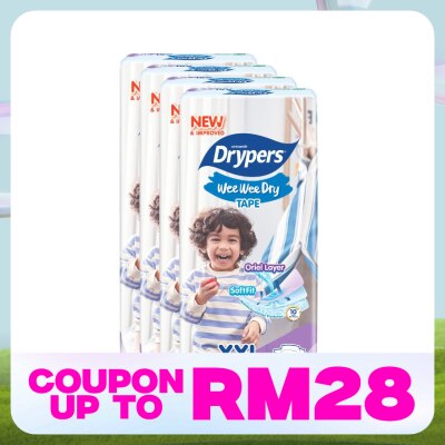 DRYPERS Wee Wee Dry Megapack XXL 40s x4