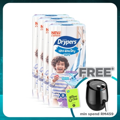 DRYPERS Wee Wee Dry Megapack XXL 40s x4