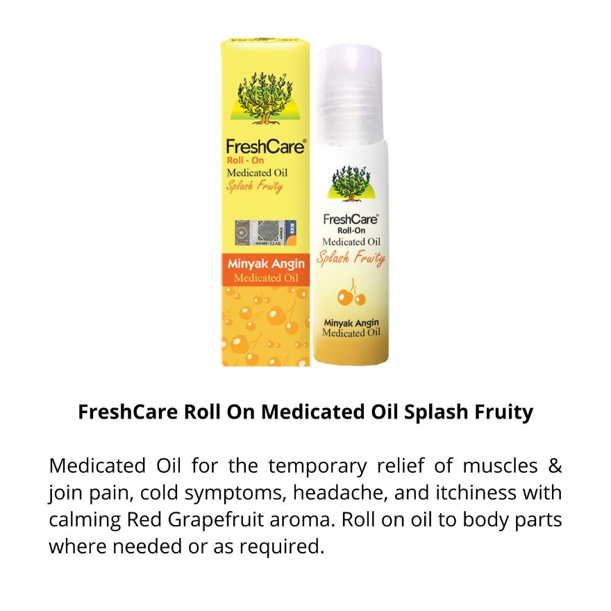 Roll-On Medicated Oil_Splash Fruity 10ml