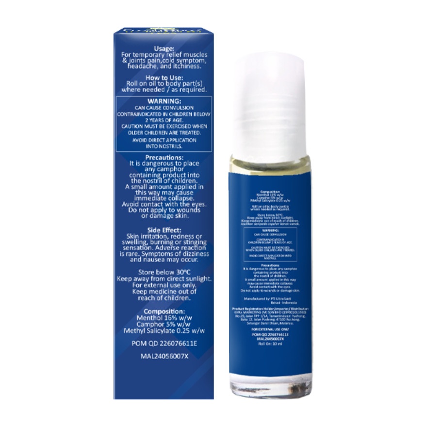 Roll-On Medicated Oil_Sports 10ml
