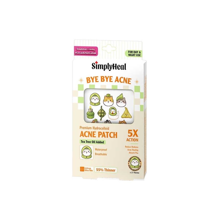 Rayalicious Day & Night Premium Hydrocolloid Acne Patch 17s