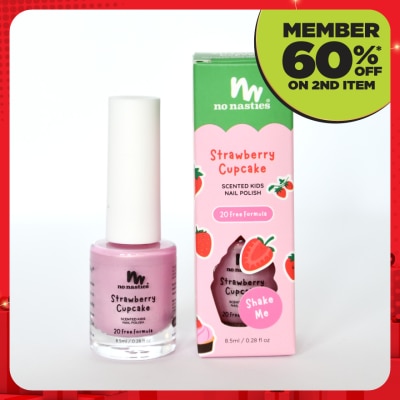 NO NASTIES Scented Kids Nail Polish Strawberry Cupcake 8.5ml