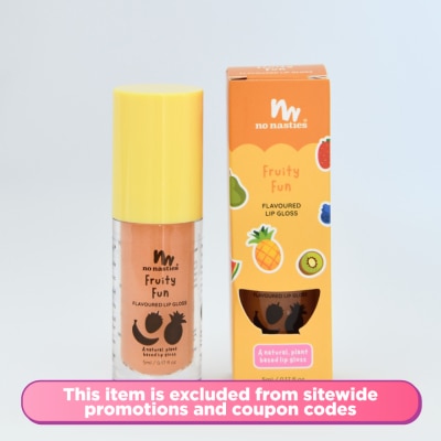 NO NASTIES Flavoured Lip Gloss Fruity Fun 5ml