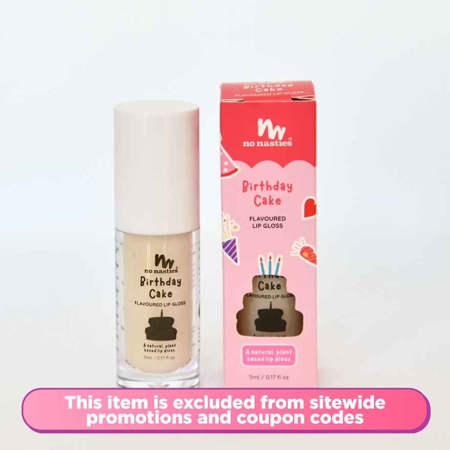 Flavoured Lip Gloss Birthday Cake 5ml