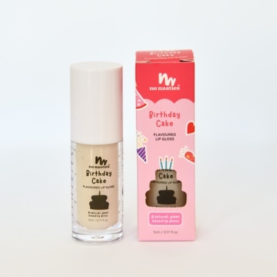 NO NASTIES Flavoured Lip Gloss Birthday Cake 5ml