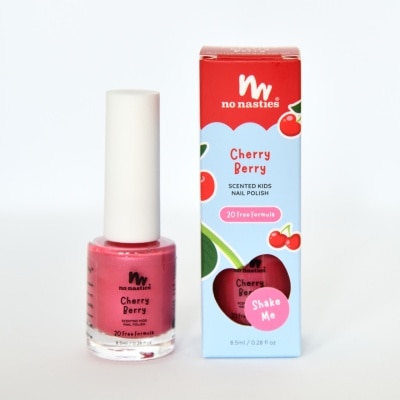NO NASTIES Scented Kids Nail Polish Cherry Berry 8.5ml
