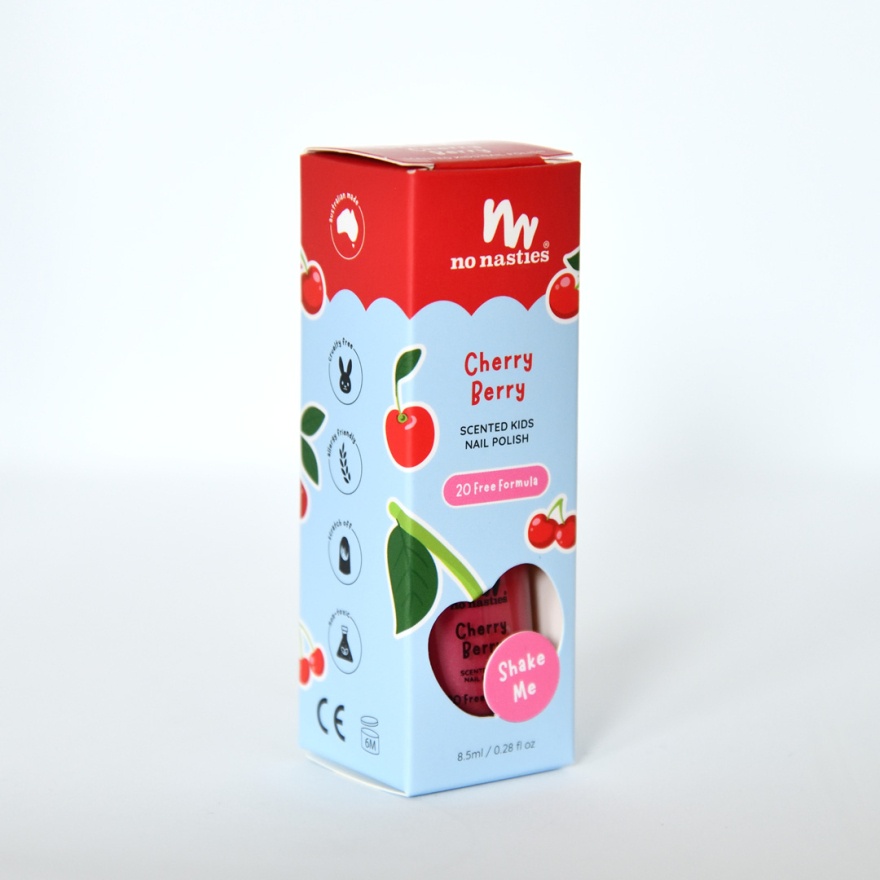 Scented Kids Nail Polish Cherry Berry 8.5ml image