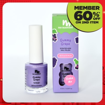 NO NASTIES Scented Kids Nail Polish Gummy Grape 8.5ml