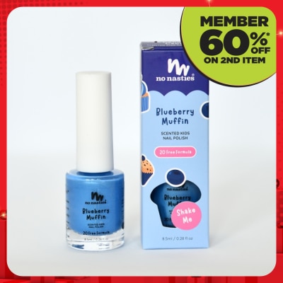 NO NASTIES Scented Kids Nail Polish Blueberry Muffin 8.5ml