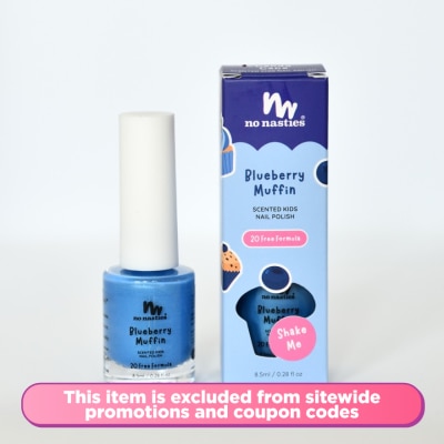 NO NASTIES Scented Kids Nail Polish Blueberry Muffin 8.5ml